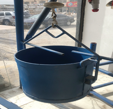 سطل باطون للونش في الأردن